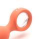 Анальна вібропробка KISTOY Orville Orange, діаметр 3 см 100602 фото 5