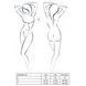 Комплект белья ORIHIME SET white XXL/XXXL - Passion: стрэпы: лиф и трусики 109156 фото 3
