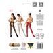 Колготки-бодістокінги з відкритим доступом Passion S017 One Size, White, імітація панчіх та пояса 100805 фото 5