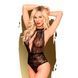 Боді з глибоким декольте та високими трусиками Penthouse - Toxic Powder Black S/M 107607 фото 1