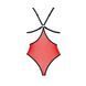 Полупрозрачное боди с кружевом Passion PEONIA BODY S/M red 106331 фото 4