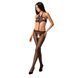 Открытый бодистокинг Passion BS080 black 102587 фото 3