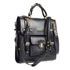 Сумка-трансформер для зберігання секс-іграшок LOCKINK Detachable JK Bag, чорна, ПВХ 110021 фото