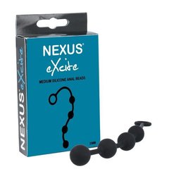 Анальные шарики Nexus Excite Medium Anal Beads, силикон, макс. диаметр 2,5см 100687 фото