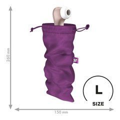 Мішечок для секс-іграшок Satisfyer Treasure Bag L, фіолетовий, на шнурку 109627 фото