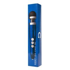 Вібромасажер DOXY Die Cast 3R - Blue Flame, дуже потужний, перезаряджуваний, металевий корпус 105937 фото