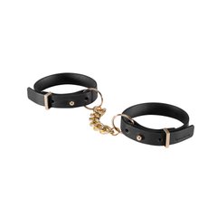 Наручники из экокожи Bijoux Indiscrets Maze – Thin Handcuffs Black 103856 фото