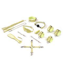 БДСМ-набір для початківців Liebe Seele Macaron 9pcs Bondage Kit-Melon, 9 предметів, мініванд 107515 фото