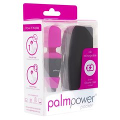 Мини вибромассажер PalmPower Pocket с чехлом на молнии, водостойкий, перезаряжаемый, длина 9 см 100024 фото