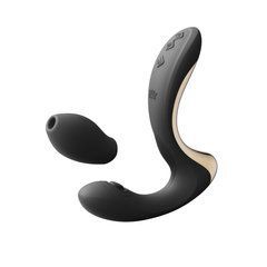 Вібратор-пульсатор з вакуумною насадкою Zalo &ndash; Talis G-Spot PulseWave Vibrator Obsidian Black 109882 фото