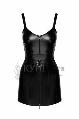 Платье Noir Handmade F320 Starlet, L, под латекс, мини, молния по всей длине, кольцо на поясе 108351 фото