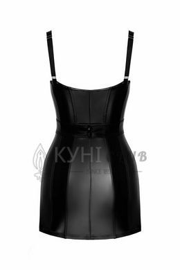 Платье Noir Handmade F320 Starlet, L, под латекс, мини, молния по всей длине, кольцо на поясе 108351 фото