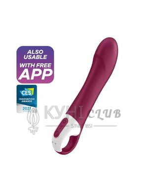 Смарт вибратор точки G Satisfyer Big Heat с функцией подогрева 104070 фото