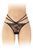 Трусики з відкритою попкою Fashion Secret Nadia Black 102071 фото