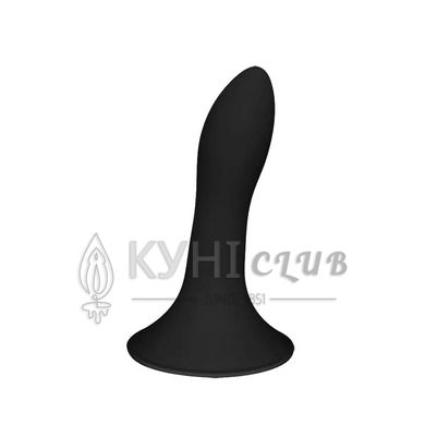 Дилдо з присоскою Adrien Lastic Hitsens 5 Black, відмінно для страпона, діаметр 2,4 см, довжина 13см 108851 фото