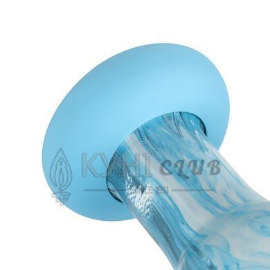 Стеклянный дилдо Gildo Ocean Ripple, объемная головка, идеально для точки G 106907 фото