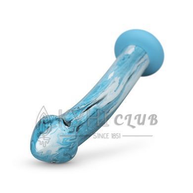 Стеклянный дилдо Gildo Ocean Ripple, объемная головка, идеально для точки G 106907 фото