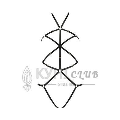 Женское боди-портупея Passion Exclusive Ivena XXL/XXXL, black 105617 фото