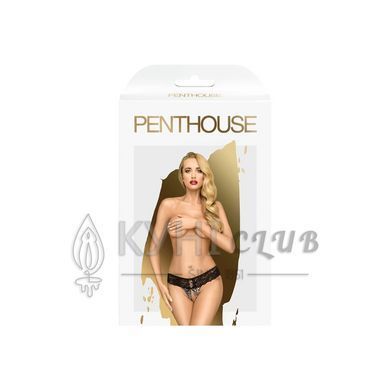 Трусики Penthouse - Pure instincts Black S/M 104486 фото