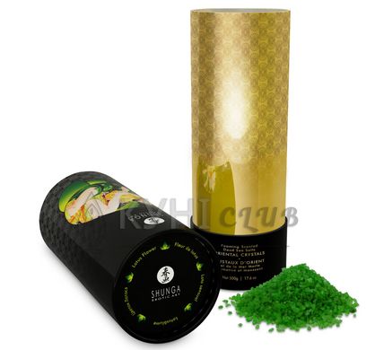 Соль для ванны Shunga Oriental Crystals Bath Salts ORGANIC - Lotus Flower (500 г) соль Мертвого моря 103910 фото