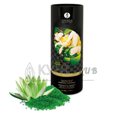 Сіль для ванни Shunga Oriental Crystals Bath Salts ORGANIC – Lotus Flower (500 г) сіль Мертвого моря 103910 фото