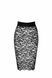 Спідниця Noir Handmade F302 Ambivalence, XXL, black, мереживо, довжина за коліна, шнурівка ззаду 108251 фото 6