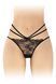 Трусики з відкритою попкою Fashion Secret Nadia Black 102071 фото 1