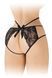 Трусики з відкритою попкою Fashion Secret Nadia Black 102071 фото 2