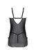 Пеньюар Passion DROSERA CHEMISE black, L/XL, кружевной лиф со стрепами, трусики в комплекте 108495 фото 4