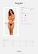 Прозорі стрінги із мереживом Obsessive Celia Noir thong XL 105845 фото 7
