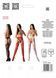 Эротические колготки-бодистокинг со шнуровкой на бедрах Passion S026 One Size, black, с доступом 106964 фото 5