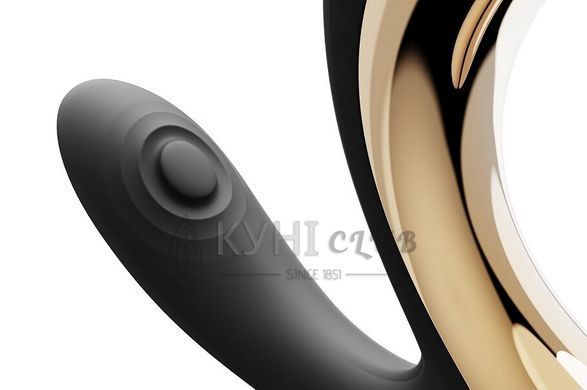 Вібратор-пульсатор з вакуумною насадкою Zalo &ndash; Talis G-Spot PulseWave Vibrator Obsidian Black 109882 фото