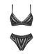 Комплект білизни Obsessive Natilya 2-pcs set M/L, black, бюстгальтер, трусики 105696 фото 3