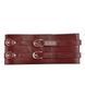 Шкіряний пояс для бондажу Liebe Seele Wine Red Waist Cuff, L Size 107464 фото 5