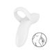 Вібратор на палець Satisfyer Bold Lover White, гнучкий 104698 фото 1