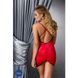 Сорочка приталена з відкритою спиною Passion LENA CHEMISE 6XL/7XL, red, трусики 101414 фото 4