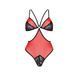 Напівпрозоре боді з мереживом Passion PEONIA BODY XXL/XXXL red 106332 фото 3