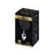 Металлическая анальная пробка Кроличий хвостик Alive Fluffly Plug M Black 104294 фото 2