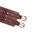 Шкіряний пояс для бондажу Liebe Seele Wine Red Waist Cuff, L Size 107464 фото 4
