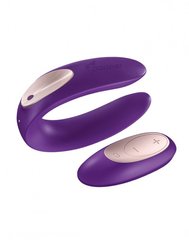 Вибратор для пар Satisfyer Double Plus Remote с пультом ДУ и двумя моторчиками 101157 фото