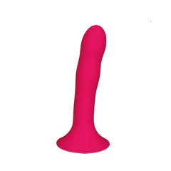 Дилдо с присоской Adrien Lastic Hitsens 4 Pink, отлично для страпона, диаметр 3.7см, длина 17,8см 108852 фото