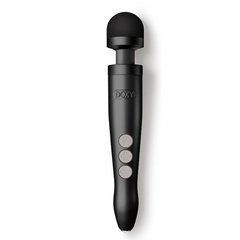 Вібромасажер DOXY Die Cast 3R - Matte Black, дуже потужний, перезаряджуваний, металевий корпус 105938 фото