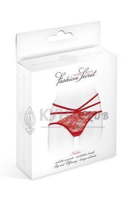 Трусики з відкритою попкою Fashion Secret Nadia Red 102072 фото