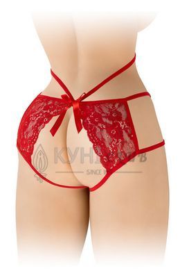 Трусики з відкритою попкою Fashion Secret Nadia Red 102072 фото