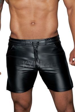 Мужские шорты с мокрым эффектом Noir Handmade H061 Powerwetlook shorts, M 108100 фото