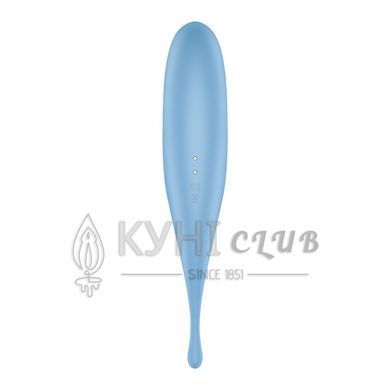 Вібратор для клітора з вакуумною стимуляцією Satisfyer Twirling Pro Blue 105745 фото