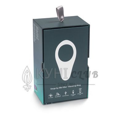 Смарт-виброкольцо под одежду VERGE BY WE-VIBE SLATE, охватывает пенис и мошонку, 10 режимов 108923 фото