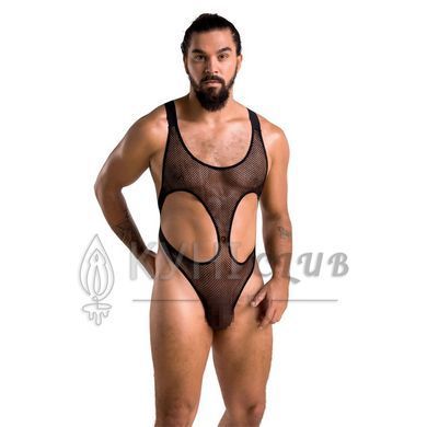 Мужское сетчатое боди Passion 040 LEON L/XL Black, сетка, резинки 105568 фото