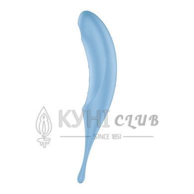Вібратор для клітора з вакуумною стимуляцією Satisfyer Twirling Pro Blue 105745 фото