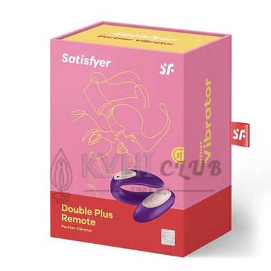 Вібратор для пар Satisfyer Double Plus Remote з пультом ДК та двома моторчиками 101157 фото